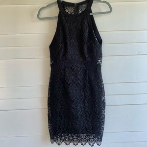 Lace cutout dress